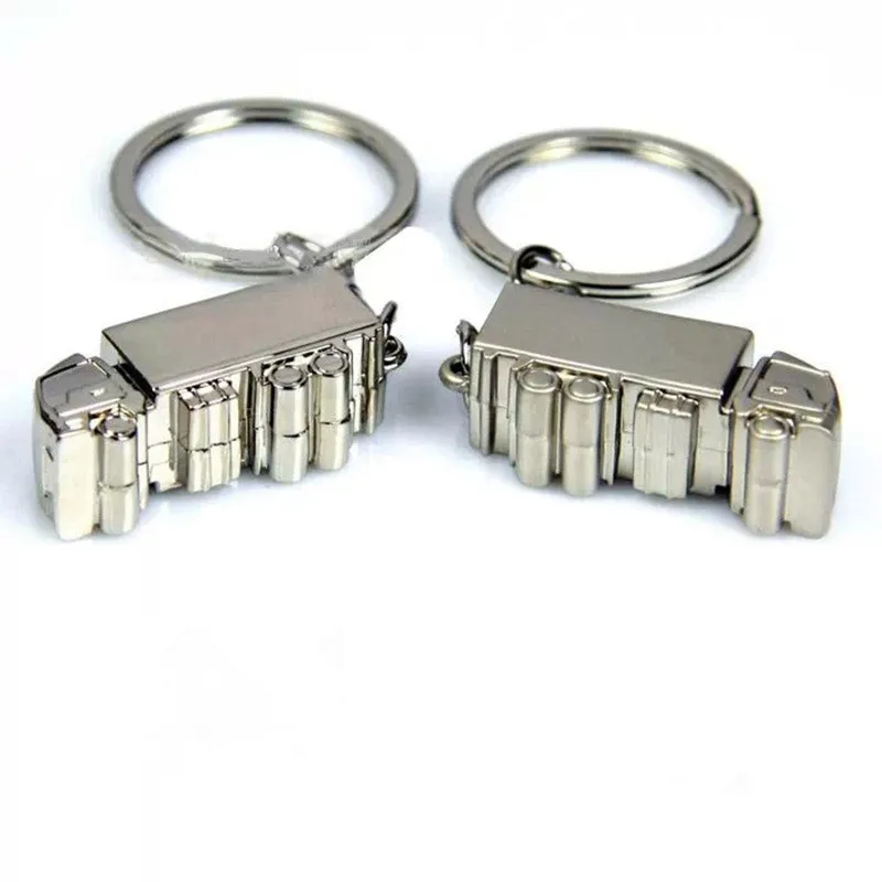 Металлические брелки для ключей грузовик креативная активность маленькие