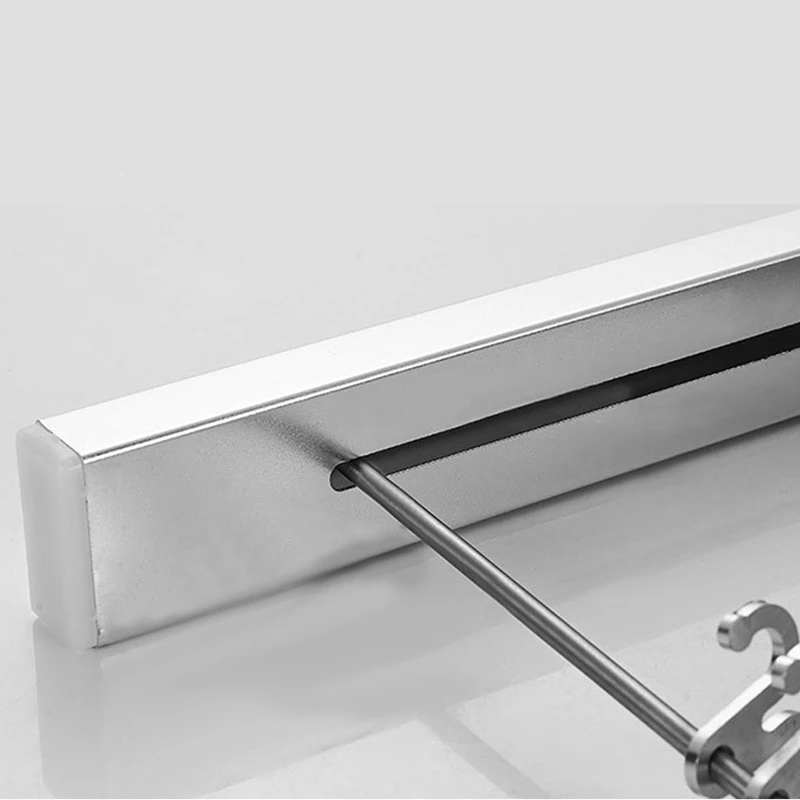 

Invisible Clothes Hanger Folding Drying Rack Portable Retractable Space Towel Drying Coat Hanger Holder 2Pcs