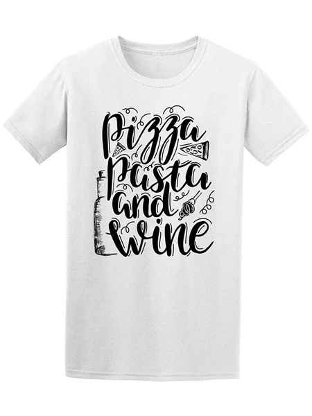

Italian Pizza Pasta And Wine Fashion Short Sleeve T-Shirt