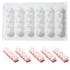 6-портом мама мяч с поперечным сечением-силиконовые Mousee торта 3d формы для выпечки инструменты десерт украшения выпечки для свадьбы