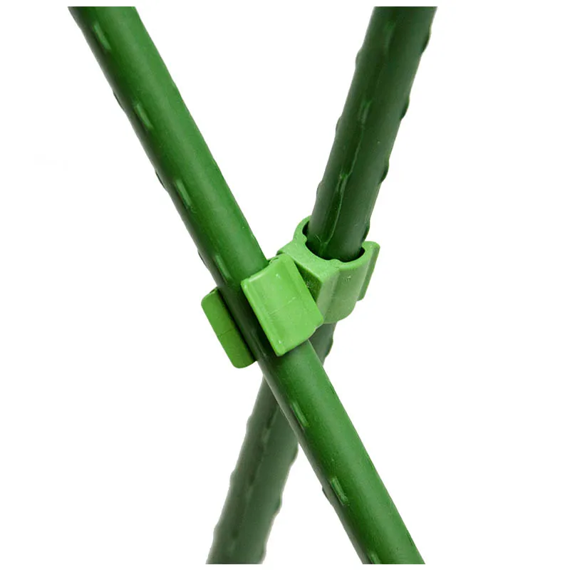 Сад Регулируемая Установка колы Разъемы Цветок ротанга пластиковая пряжка набор