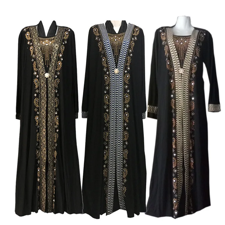 

Hot drilling dubai in the Middle East Muslim gown African woman dress