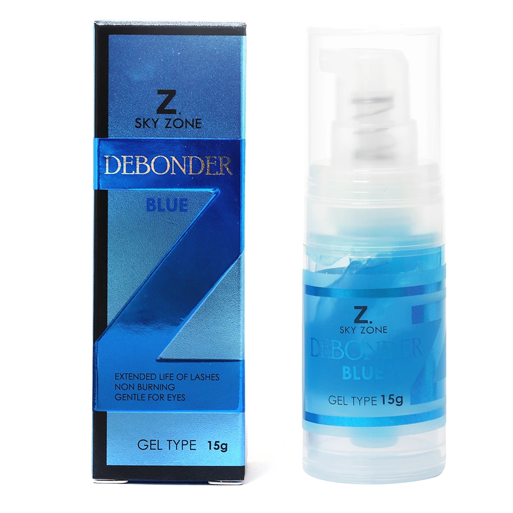 Wholesale 10 bottles Original Korea Sky Zone Debonder Gentle Eyelash Extensions Glue Remover Gel Gentle of Eyes 15g No Burning