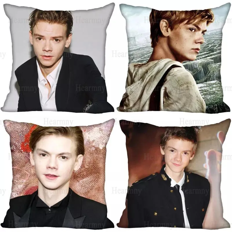 Новинка чехол для подушки Thomas Sangster дома декоративный Шелковый невидимый на