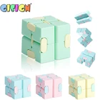 Волшебный куб бесконечности, игрушка-антистресс, квадратная головоломка, игрушки для снятия стресса, забавная игра, лабиринт, игрушки для детей и взрослых, антистресс