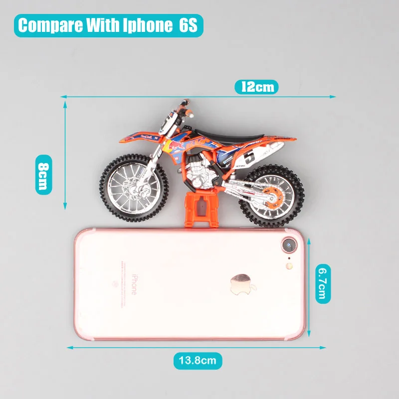1:18 весы мини Bburago KTM 450 SX-F SXF № 5 Райан данжи redbull гонки moto крест enduro moto rcycle литья под давлением модель moto грязи игрушечный мотоцикл для детей коллекции