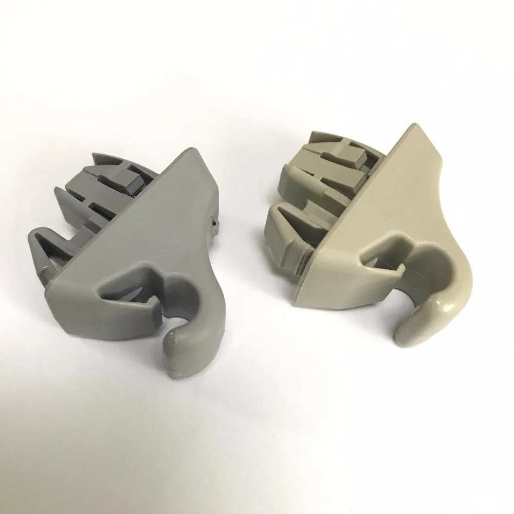 Автомобильный солнцезащитный козырек зажим с крюком Серый Бежевый для Mitsubishi Pajero