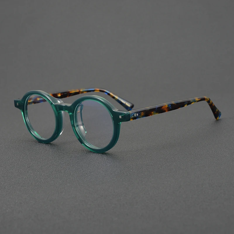 

High Quality Acetate Vintage Round Optical Prescription Glasses for Men Women's Myopia Eyeglasses Frame Retro Reading Eyewear
