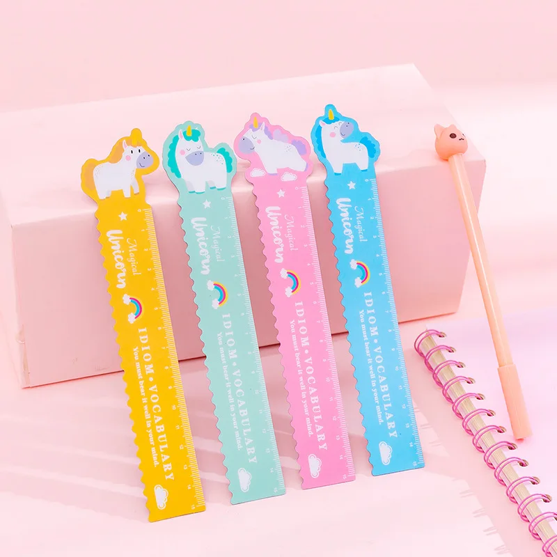 Милые Креативные принадлежности Kawaii для учеников начальной школы мультяшная Милая 15 см линейка может быть согнута мягкая линейка волнистая линейка Лидер продаж