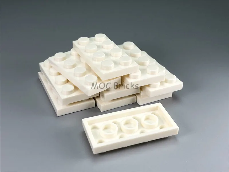 50 шт./лот MOC Кирпичи красочная пластина 2x4 подходит для 3020 DIY Развивающие