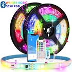 Светодиодная лента RGBIC Dreamcolor 5050 RGB WS2811, водонепроницаемая, 15 м, 20 м, 30 м, пульт дистанционного управления Bluetooth, программируемая, Rainb