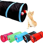 Туннель для кошек в помещении, Интерактивная игрушка-туннель для домашних животных, Игрушки для маленьких собак, игровые тоннели для котят, кроликов, щенков, складной мерцающий