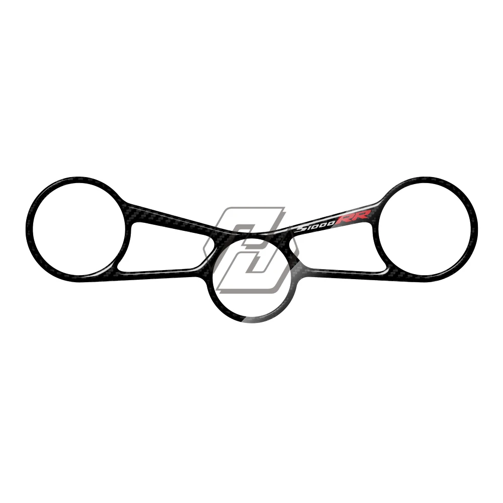 Эпоксидная смола Мотоцикл углеродного волокна наклейки Топ тройной зажим Танк pad