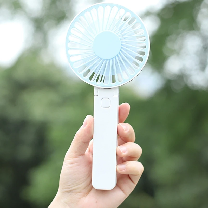 

New Portable Handheld Silent Fold Small Fan Usb Rechargeable Room Home Air Cooler Mini Fans Desktop Outdoor Ventilateur