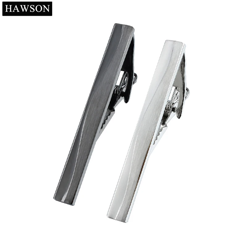 Горячая распродажа мужской s Матовый галстук зажимы для галстуков шпилька черная