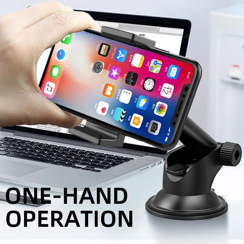 xmxczkj clip telescopic car phone holder suction cup car windshield dashboard mobile phone holder for iphone 11 xiaomi 9 samsung free global shipping