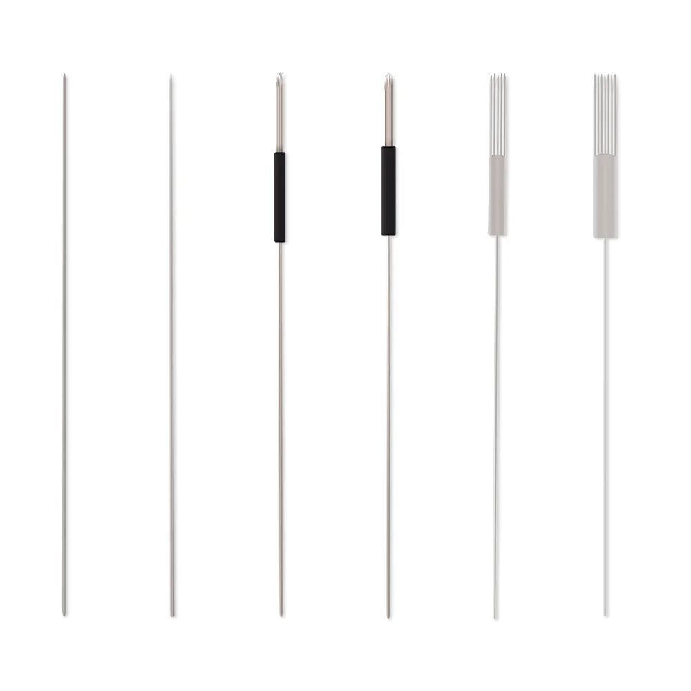 100 шт. стерилизованные одноразовые иглы для перманентного макияжа 0 35 мм 1D/1R/3R/5R/5F/7F