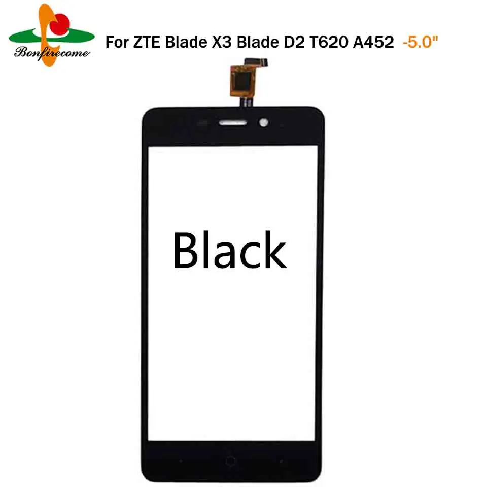 Сенсорный экран дигитайзер для ZTE Blade X3 D2 T620 A452