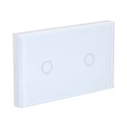 Wi-Fi Смарт сенсорный настенный светильник Переключатель No нейтральный провод нужен совместим с Alexa и Google Home однополюсный 110V