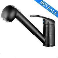 bathroom faucet single hole pull out spout kitchen sink mixer tap with stream sprayer head black kitchen sink faucet