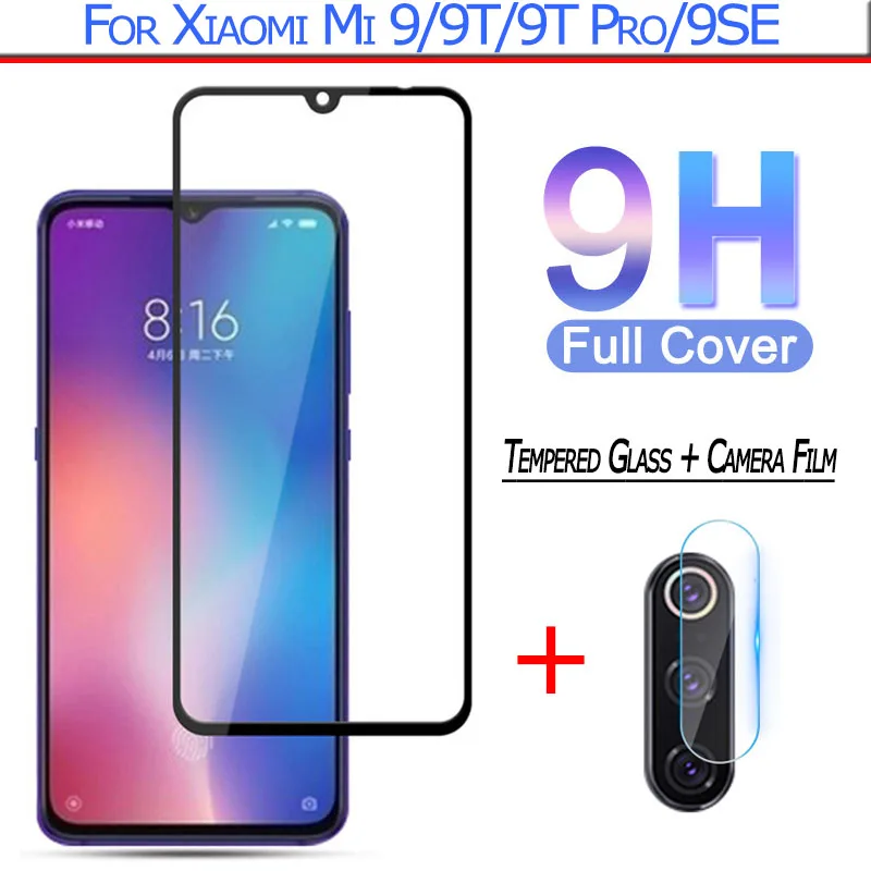 2-в-1 защита экрана Xiaomi Mi 9T Pro 9SE закаленное стекло Mi9t защитное cтекло 9 SE защитная