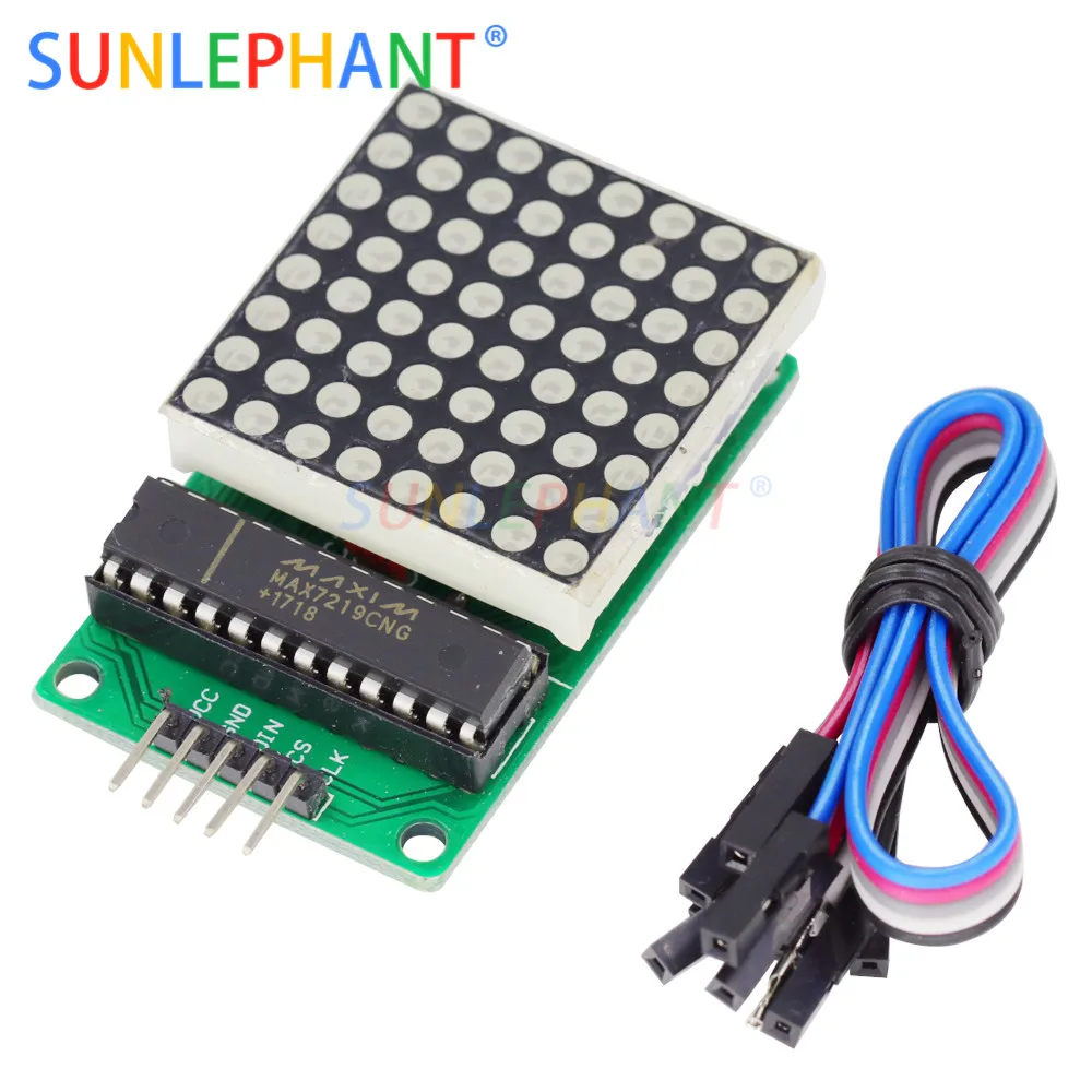 СВЕТОДИОДНЫЙ Матричный Модуль Max7219 светодиодный дисплей комплект управления Mcu