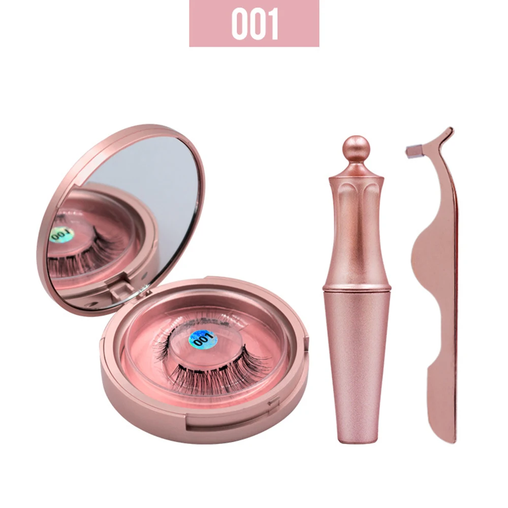 Магнитные накладные ресницы Пинцет Набор Длительное удлинение магнит жидкая