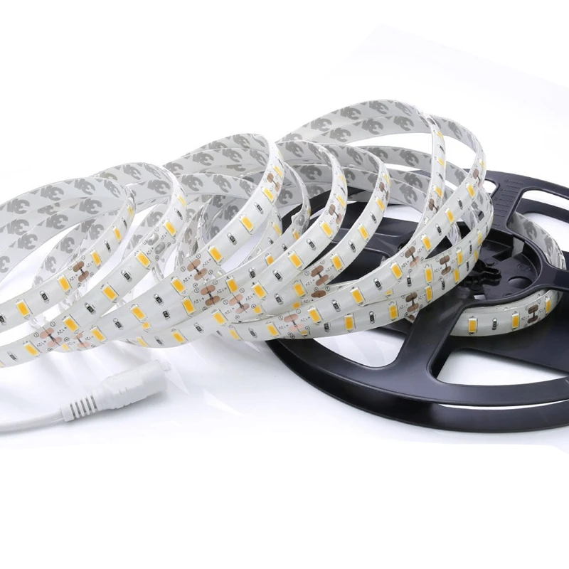 Гибкая светодиодная лента 5M DC 12V 36W SMD 2835*300 Led s IP20 теплый белый (3000K) | Освещение