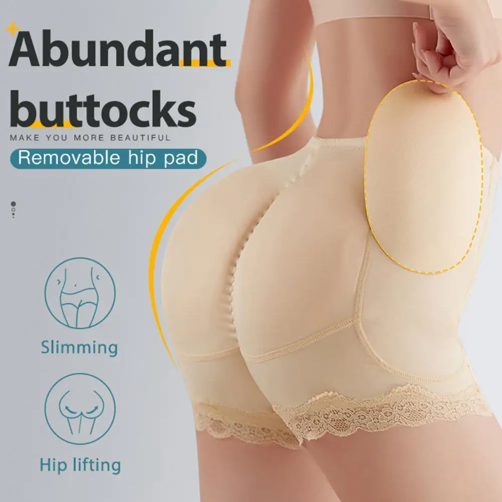 

Removable Nylon High Waist Comfortable Butt Lifter Underpants for Inside Wear