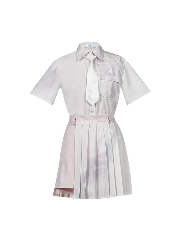 

New Improved Han Style Daily Clothes Improved Hanfu Clothing Oriental Dance Girls Group Uniform Suit Cosplay Costumes