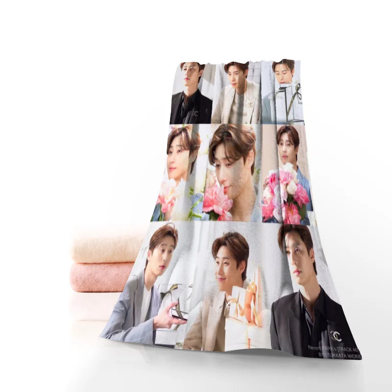 

Custom Park Seo Jun Kpop 02 Towel Printed Cotton Face/Bath Towels Microfiber Fabric For Kids Men Women Shower Towels 0719