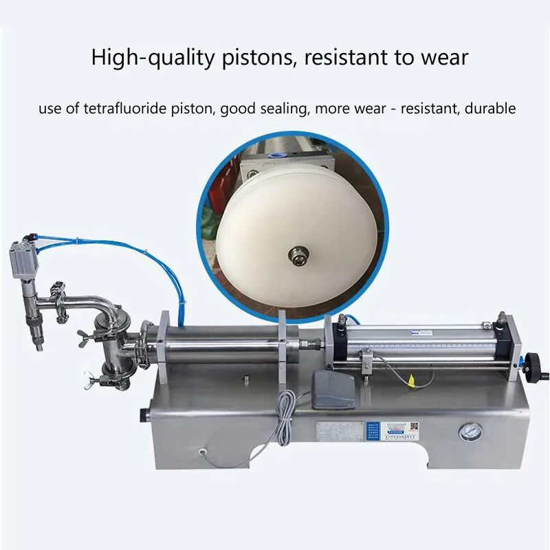 Полуавтоматическая разливочная машина из нержавеющей стали для вина молока сока