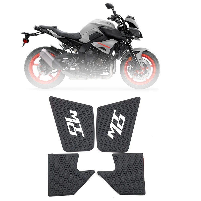 

Бак мотоцикла Pad Protector стикеры Наклейка газа Колено Ручка Танк Тяговых Pad для Yamaha MT10 MT 10 MT-10 2016 - 2019