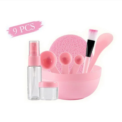 Маска для лица сделай сам 9 комплектов инструменты ухода макияжа маска кисть