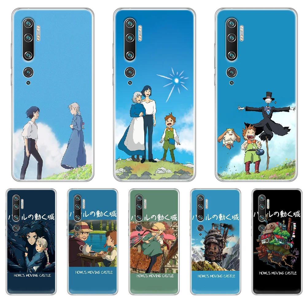 Чехол для телефона с аниме Howl's движущимся замком чехол XIAOMI MI 3 4 5 5X 8 9 10 se max pro a2 9T