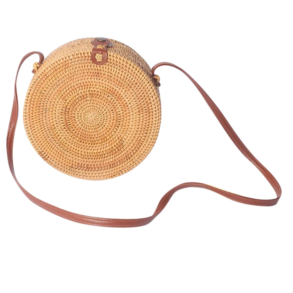 Винтажная соломенная сумка через плечо в винтажном стиле для девочек маленькая