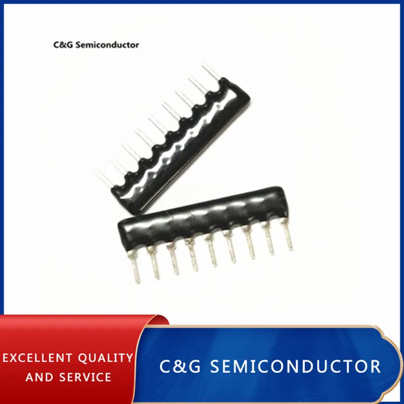 100 шт. A09-103 SIP-9 10K Ohm 5% 8 комбинированный резистор сетевой массив 9 контактов (1K 3 K 4 7 20K
