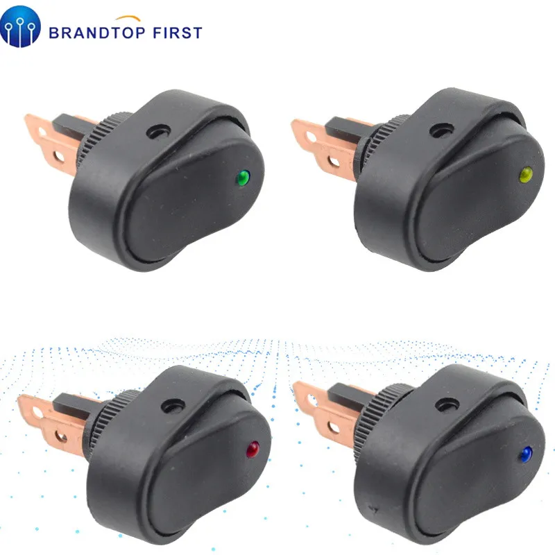 1 шт. светодиодный кулисный переключатель ASW-20D для автомобилей/лодка/морской Heavy Duty OFF на 12V 30A