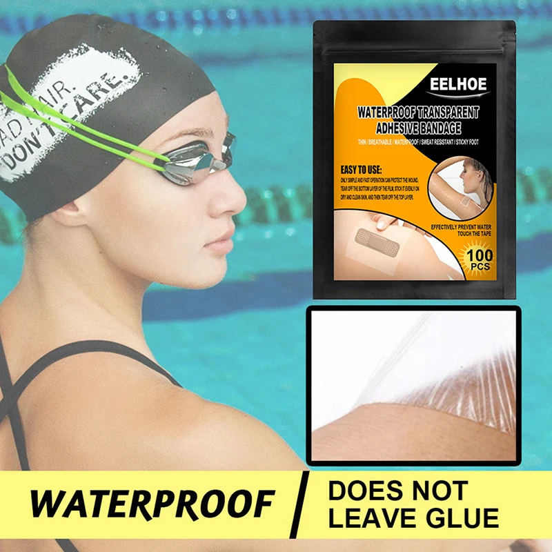 

10/50/100X Medical Adhesive Plaster Wound Dressing Waterproof Fixation Tape Film