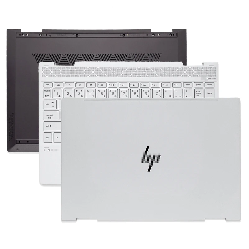 Comprare Nuovo Originale Laptop LCD Cover Posteriore/poggiapolsi/custodia Inferiore Custodia Superiore Con Tastiera Per Tastiera HP ENVY X360 13-AR Bianco Giapponese