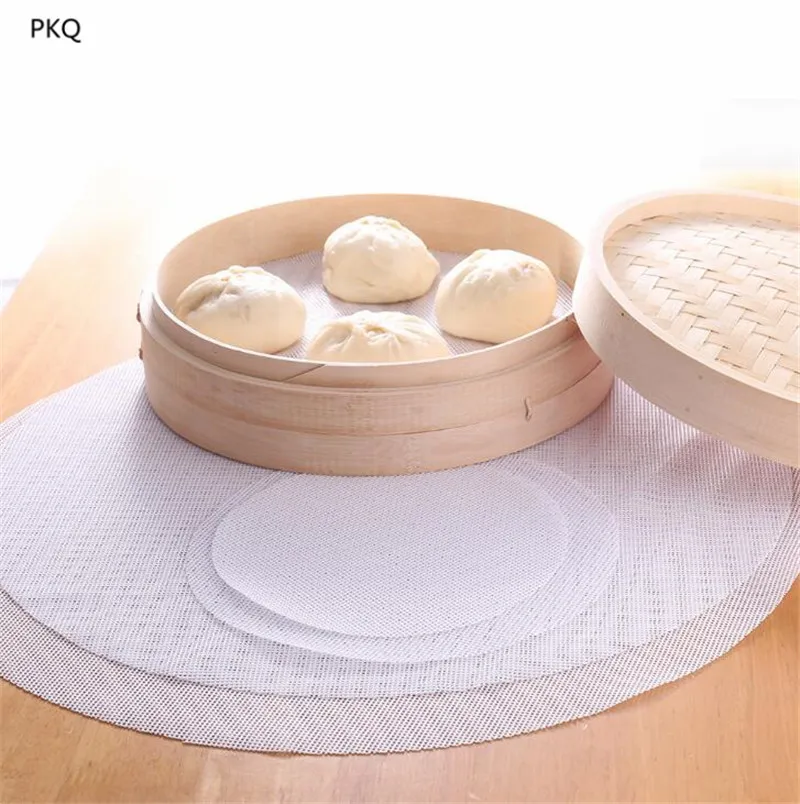 11-55 см круглый многоразовый силикон сетка антипригарный варочный паровой коврик