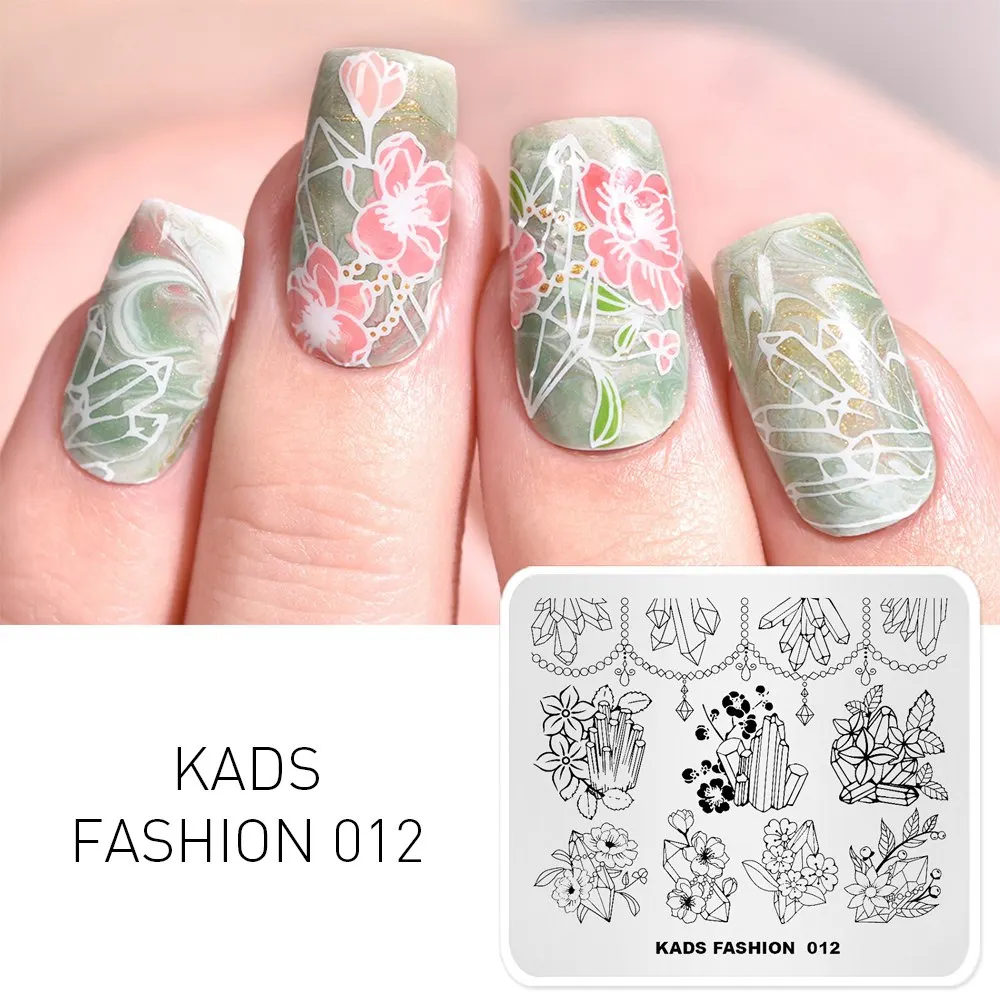 FASHIOIN 012 20 дизайн ногтей штамповки пластины перо цветок китайский стиль трафарет красота изображения трафарет для ногтей лак Штамповка ногтей штамп - Цвет: FASHIOIN 012