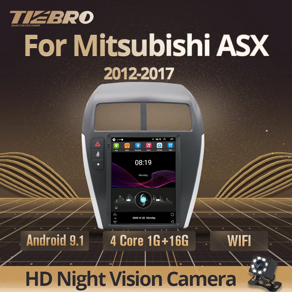 Автомагнитола TIEBRO 2DIN Android 9 0 для Mitsubishi ASX 1 2013-2018 Автомобильный мультимедийный