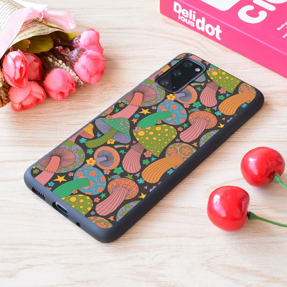 

For Samsung Galaxy Magic Mushroom Print Soft Matt Phone Case
