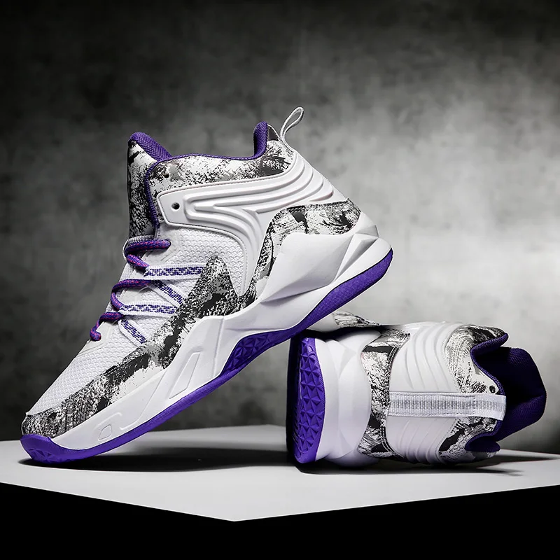 Баскетбольные кроссовки для мужчин и женщин дышащие амортизирующие