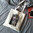Vaporwave David новая мультяшная Harajuku ins панк забавная модная холщовая Женская винтажная шикарная летняя сумка через плечо с большой емкостью