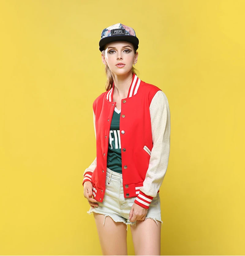 

Plush thick coat student bomber jacket Cycling women man baseball uniform trendy women Korean fashion loose top
