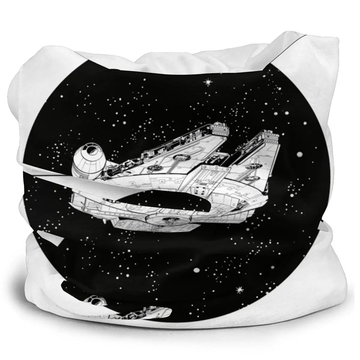 Звездные войны Сокол Миллениум в космосе шарф полумаска для лица модная маска