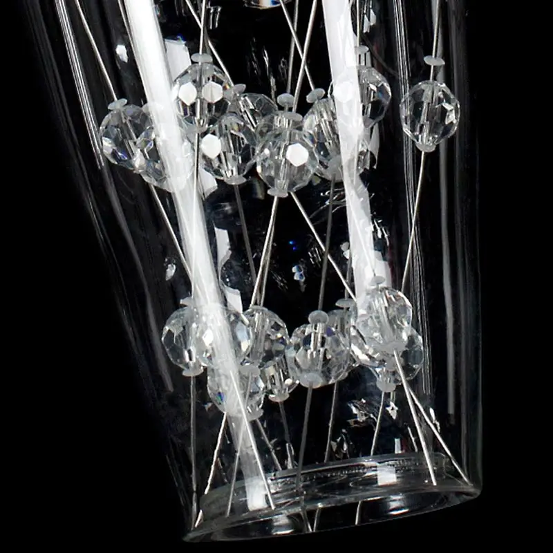 

Crystal Hanging Lamp Led Pendant Light Modern Glass Suspension Fixtures Living room Dining Room Kitchen Decor Home Lighting