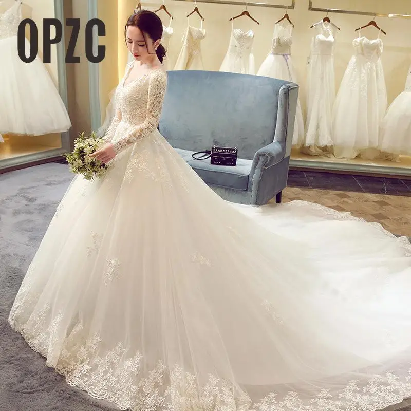 Роскошное кружевное платье с аппликацией новинка зимы 2020 сексуальное свадебное v